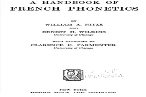 AHandbookof French Phonetics.